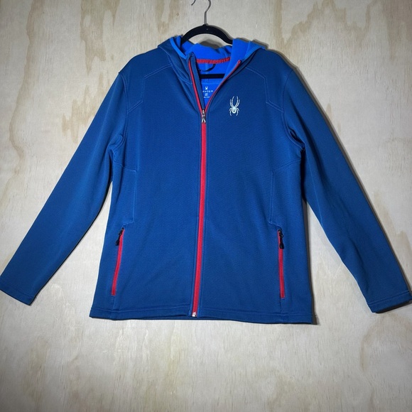 Spyder Chambers Full Zip Fleece Jacket Size Large - Picture 1 of 11
